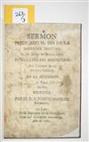 (LIMA--1700s.) Group of three 18th-century sermons and religious tracts printed in Lima.